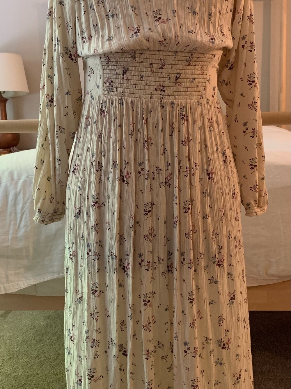 Free People Embroidered Maxi Dress with Purple Embroidery - Picture 9 of 13